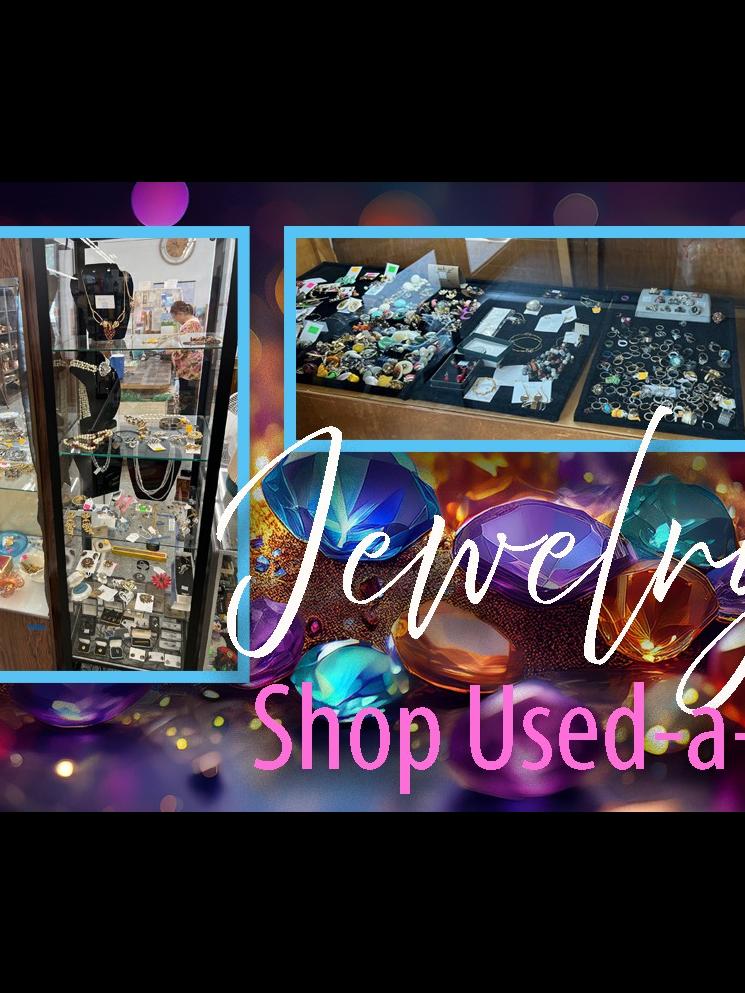 Samples of jewelry at the UAB Shoppe