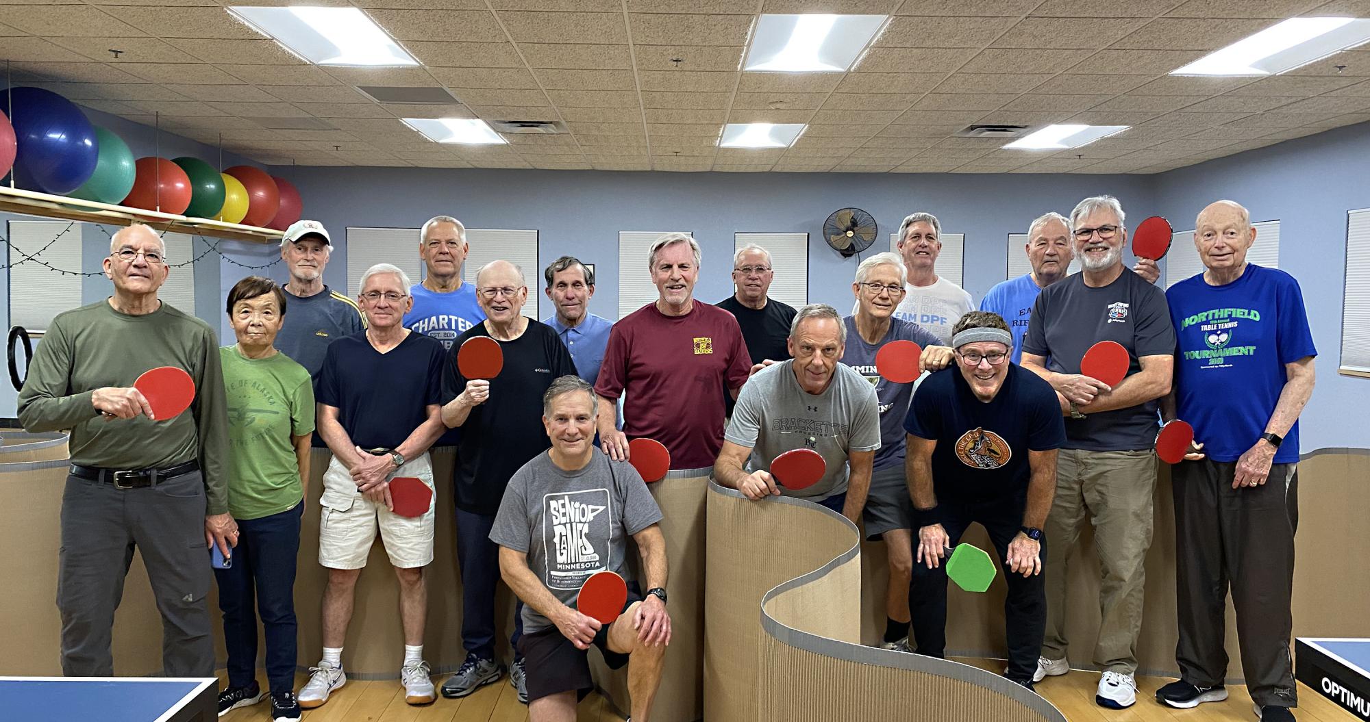Table tennis players