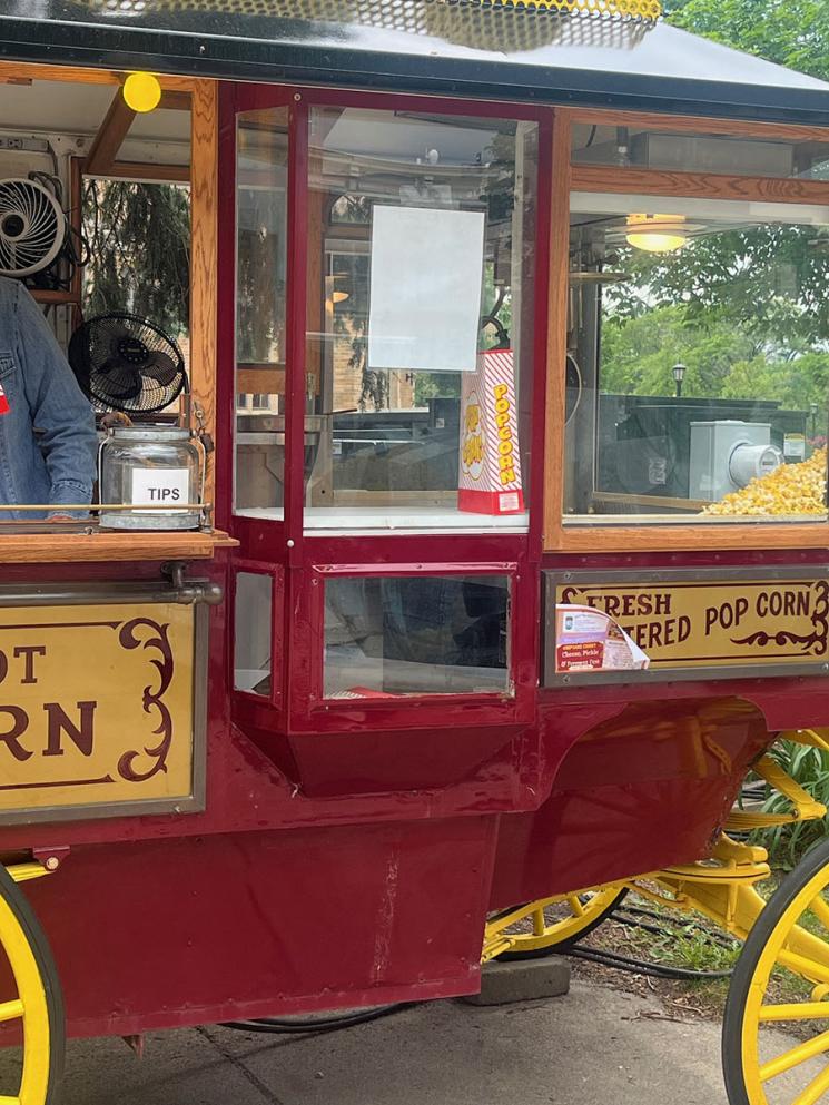 Popcorn Wagon volunteers